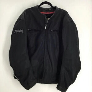 Street & Steel Armored Padded Soft Shell Motorcycle Jacket Black 3XL